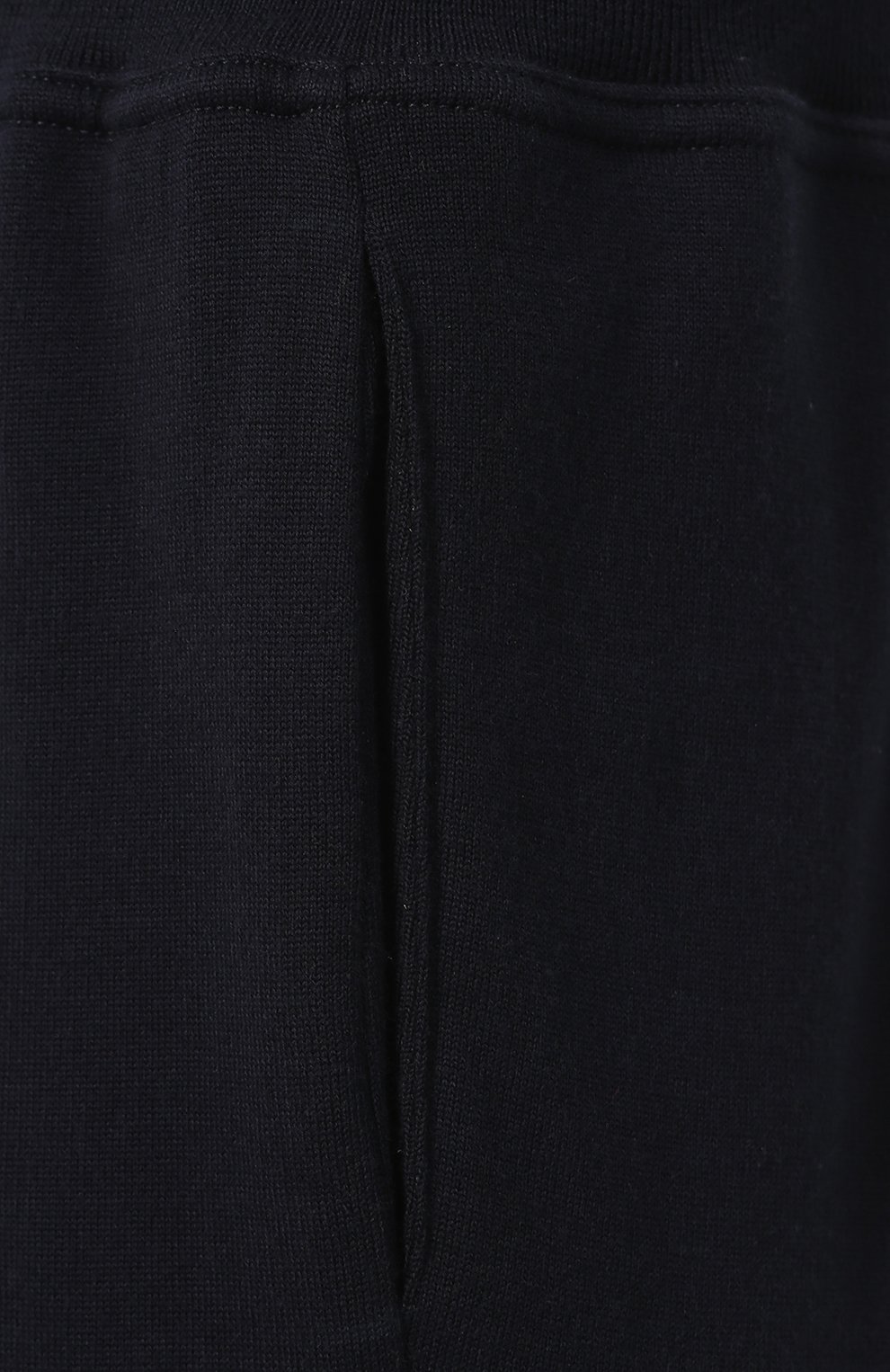 Мужские хлопковые брюки KITON темно-синего цвета, арт. UK1051S | Фото 5 (Длина (брюки, джинсы): Стандартные; Случай: Повседневный; Материал внешний: Хлопок; Статус проверки: Проверено, Проверена категория)