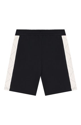 Детские хлопковые шорты MONCLER ENFANT синего цвета по цене 18200 руб., арт. E1-954-87077-05-V8013/12-14A | Фото 2 Детские хлопковые шорты MONCLER ENFANT синего цвета, арт. E1-954-87077-05-V8013/12-14A | Фото 2 (Статус проверки: Проверена категория; Материал внешний: Хлопок; Мальчики Кросс-КТ: Шорты-одежда; Ростовка одежда: 12 лет | 152 см, 16 лет | 164 см)