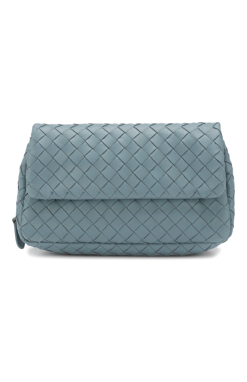 Cумка Messenger mini Bottega Veneta голубая цвета | Фото №1