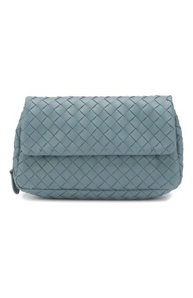 Женская cумка messenger mini BOTTEGA VENETA голубая цвета, арт. 310774/V0016 купить в ЦУМ | Фото №1 Cумка Messenger mini Bottega Veneta голубая цвета | Фото №1