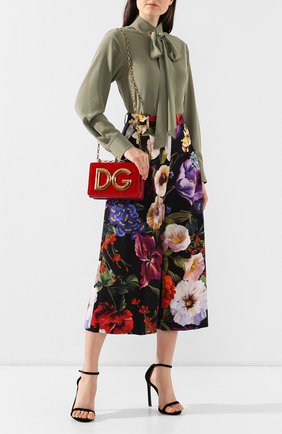 Женская сумка dg girls из бархата DOLCE & GABBANA красная цвета, арт. BB6498/AV276 купить в ЦУМ | Фото №2 Сумка DG Girls из бархата Dolce & Gabbana красная цвета | Фото №2