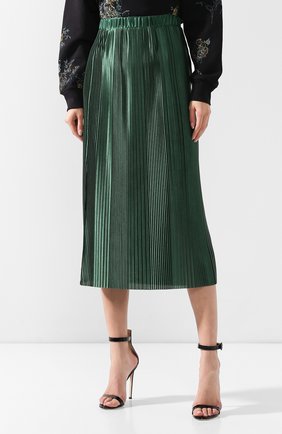 Женская зеленая плиссированная юбка Givenchy, арт. BW407S3Z1B купить в ЦУМ | Фото №3 Плиссированная юбка Givenchy зеленая | Фото №3