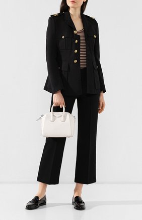Женская сумка antigona mini GIVENCHY белая цвета, арт. BB05114012 купить в ЦУМ | Фото №2 Сумка Antigona mini Givenchy белая цвета | Фото №2