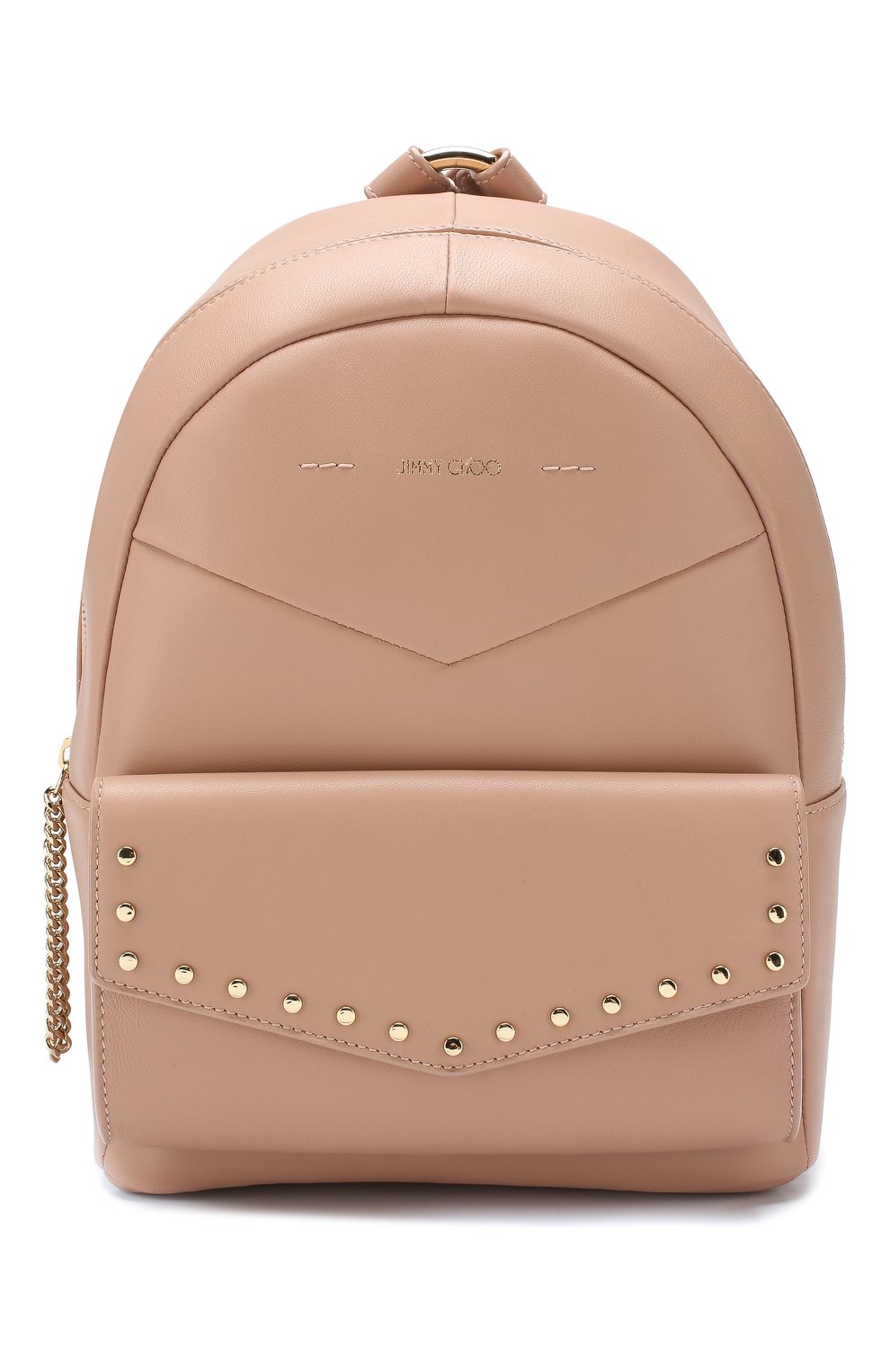 Женский рюкзак cassie JIMMY CHOO розового цвета, арт. CASSIE/UPS | Фото 1 (Материал: Металл, Натуральная кожа; Размер: medium; Стили: Кэжуэл; Статус проверки: Проверена категория)