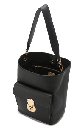 Женская сумка ricky bucket RALPH LAUREN черная цвета, арт. 435680769 купить в ЦУМ | Фото №4 Сумка Ricky Bucket Ralph Lauren черная цвета | Фото №4