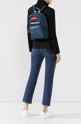 Женский бирюзовый рюкзак trek pack medium Marc Jacobs, арт. M0014035 купить в ЦУМ | Фото №2 Рюкзак Trek Pack medium Marc Jacobs бирюзовый | Фото №2