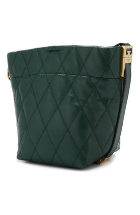 Женская сумка gv bucket mini GIVENCHY зеленая цвета, арт. BB506PB0DH купить в ЦУМ | Фото №3 Сумка GV Bucket mini Givenchy зеленая цвета | Фото №3