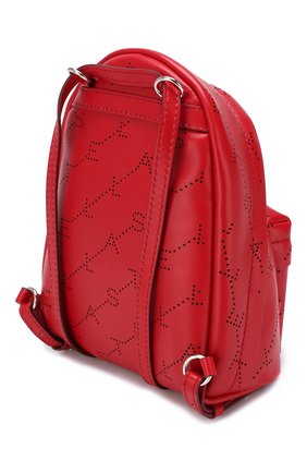 Женский красный рюкзак monogram mini Stella McCartney, арт. 557914/W8402 купить в ЦУМ | Фото №3 Рюкзак Monogram mini Stella McCartney красный | Фото №3