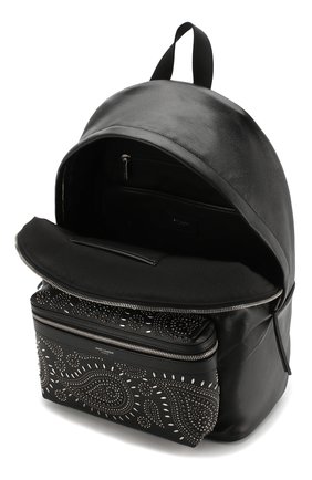 Женский черный рюкзак city Saint Laurent, арт. 534968/03WG6 купить в ЦУМ | Фото №4 Рюкзак City Saint Laurent черный | Фото №4