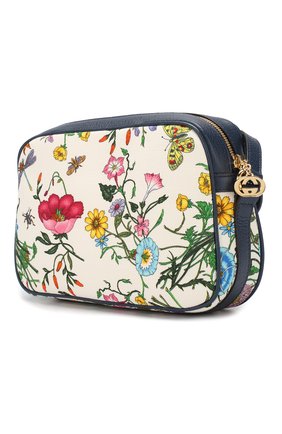 Женская сумка flora GUCCI разноцветная цвета, арт. 550147/9ZIAX купить в ЦУМ | Фото №3 Сумка Flora Gucci разноцветная цвета | Фото №3