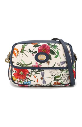 Женская сумка flora GUCCI разноцветная цвета, арт. 550147/9ZIAX купить в ЦУМ | Фото №5 Сумка Flora Gucci разноцветная цвета | Фото №5