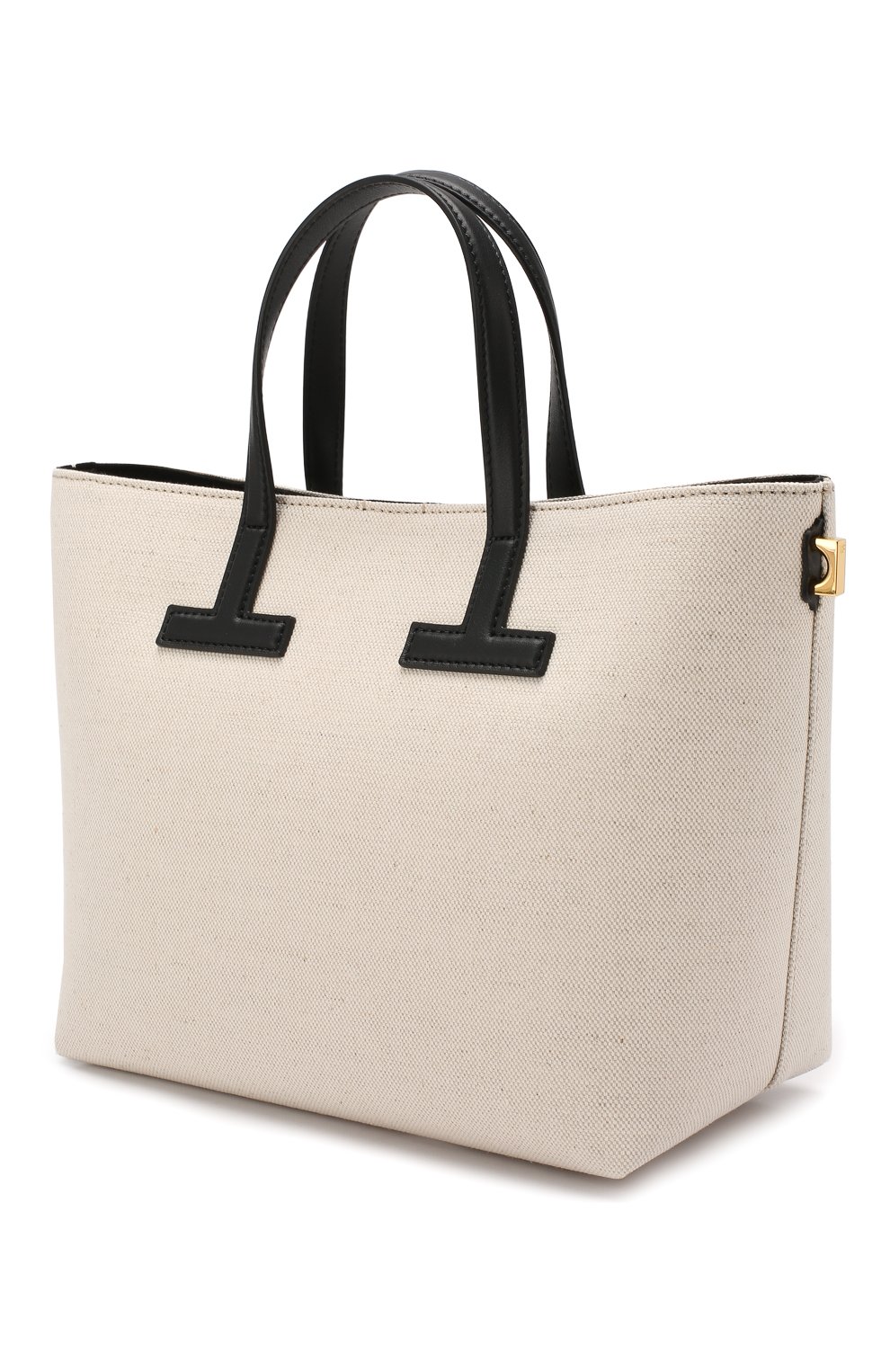 Женская сумка t tote mini TOM FORD кремовая цвета, арт. L1079T-F33 купить в ЦУМ | Фото №3 Сумка T Tote mini Tom Ford кремовая цвета | Фото №3