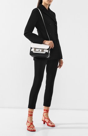 Женская сумка ps11 mini classic PROENZA SCHOULER черно-белая цвета, арт. H00007-C288A купить в ЦУМ | Фото №2 Сумка PS11 Mini Classic Proenza Schouler черно-белая цвета | Фото №2