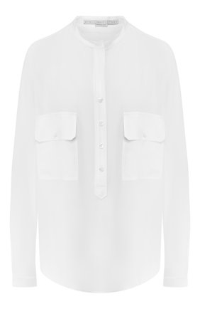 Женская шелковая блузка STELLA MCCARTNEY белого цвета по цене 49300 руб., арт. 531899/SY206 | Фото 1 Женская шелковая блузка STELLA MCCARTNEY белого цвета, арт. 531899/SY206 | Фото 1
