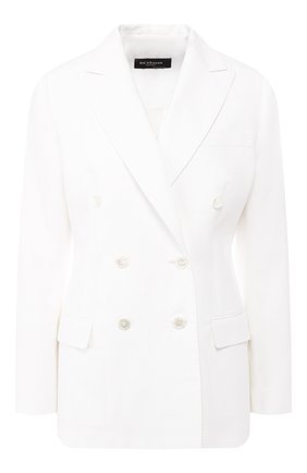 Женский льняной жакет KITON белого цвета по цене 255000 руб., арт. D46523K01057 | Фото 1 Женский льняной жакет KITON белого цвета, арт. D46523K01057 | Фото 1