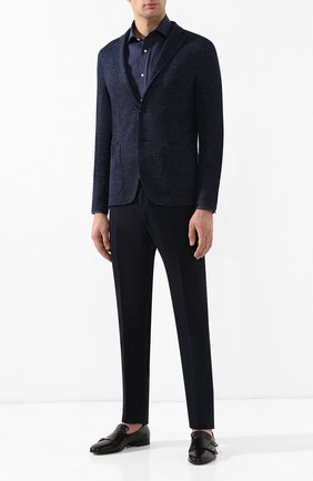 Мужская льняная рубашка RALPH LAUREN синего цвета по цене 34250 руб., арт. 791750046 | Фото 2 Мужская льняная рубашка RALPH LAUREN синего цвета, арт. 791750046 | Фото 2 (Материал внешний: Лен; Статус проверки: Проверено; Длина (для топов): Стандартные; Рукава: Длинные; Случай: Повседневный)