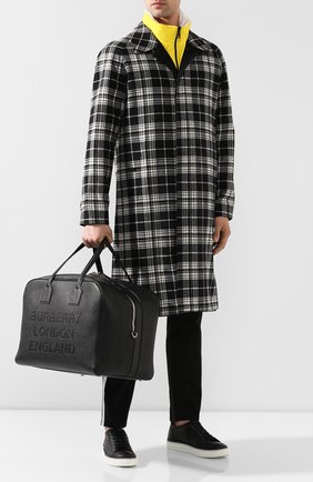 Мужская кожаная дорожная сумка BURBERRY черного цвета по цене 165000 руб., арт. 8012524 | Фото 2 Мужская кожаная дорожная сумка BURBERRY черного цвета, арт. 8012524 | Фото 2