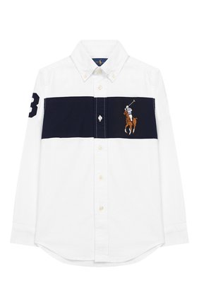 Рубашка с воротником button down | Фото №1 Рубашка с воротником button down | Фото №1