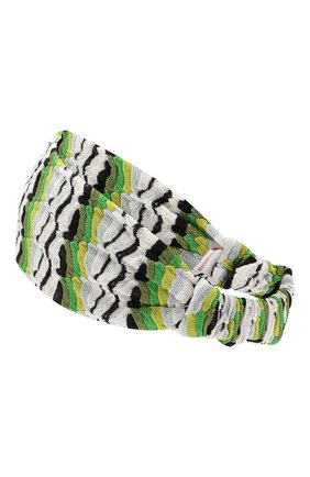 Повязка на голову Missoni зеленого цвета, арт. MBS00005/BK0445 в ЦУМ | Фото №2 Повязка на голову Missoni зеленого цвета | Фото №2