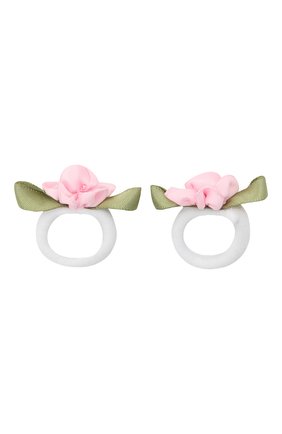 Детская комплект из двух резинок rosette small JUNEFEE розового цвета по цене 430 руб., арт. 5941 | Фото 1 Детская комплект из двух резинок rosette small JUNEFEE розового цвета, арт. 5941 | Фото 1
