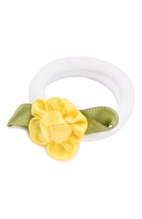 Детская комплект из двух резинок rosette sm JUNEFEE желтого цвета по цене 680 руб., арт. 5897 | Фото 2 Детская комплект из двух резинок rosette sm JUNEFEE желтого цвета, арт. 5897 | Фото 2