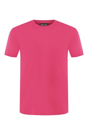Мужская хлопковая футболка GIORGIO ARMANI розового цвета по цене 26750 руб., арт. 3GST53/SJEJZ | Фото 1 Мужская хлопковая футболка GIORGIO ARMANI розового цвета, арт. 3GST53/SJEJZ | Фото 1 (Рукава: Короткие; Статус проверки: Проверено, Проверена категория; Материал внешний: Хлопок; Длина (для топов): Стандартные; Принт: Без принта; Стили: Кэжуэл)