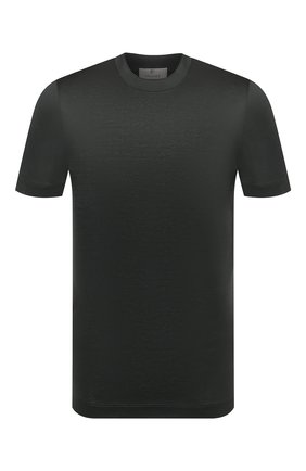 Мужская хлопковая футболка CANALI хаки цвета по цене 28100 руб., арт. T0356/MJ00002 | Фото 1 Мужская хлопковая футболка CANALI хаки цвета, арт. T0356/MJ00002 | Фото 1 (Материал внешний: Хлопок; Длина (для топов): Стандартные; Статус проверки: Проверена категория, Проверено; Рукава: Короткие; Принт: Без принта; Стили: Кэжуэл)
