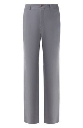 Мужские брюки из вискозы GIORGIO ARMANI серого цвета, арт. 9SGPP06G/T00AB | Фото 1 (Статус проверки: Проверено, Проверена категория; Случай: Повседневный; Материал внешний: Вискоза)