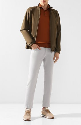 Мужское шерстяное поло ERMENEGILDO ZEGNA коричневого цвета по цене 62800 руб., арт. USM00/132 | Фото 2 Мужское шерстяное поло ERMENEGILDO ZEGNA коричневого цвета, арт. USM00/132 | Фото 2