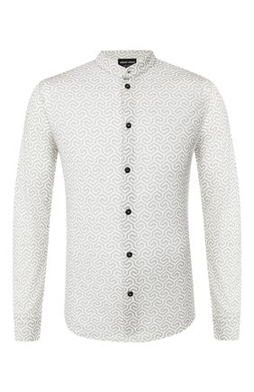 Мужская шерстяная рубашка GIORGIO ARMANI серого цвета по цене 88300 руб., арт. 3GSC53/SJEXZ | Фото 1 Мужская шерстяная рубашка GIORGIO ARMANI серого цвета, арт. 3GSC53/SJEXZ | Фото 1