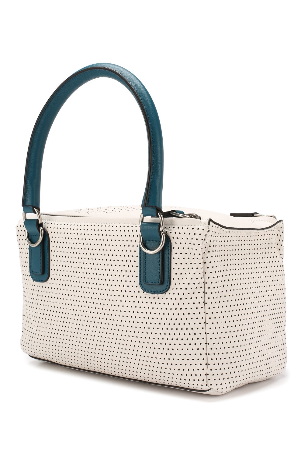 Женская кожаная сумка pandora small GIVENCHY белая цвета, арт. BB500AB0CM купить в ЦУМ | Фото №3 Кожаная сумка Pandora small Givenchy белая цвета | Фото №3