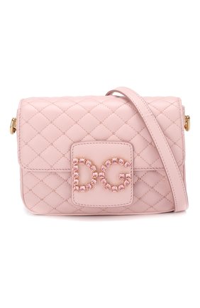 Женская сумка dg millennials DOLCE & GABBANA светло-розовая цвета, арт. BB6619/AU070 купить в ЦУМ | Фото №6 Сумка DG Millennials Dolce & Gabbana светло-розовая цвета | Фото №6
