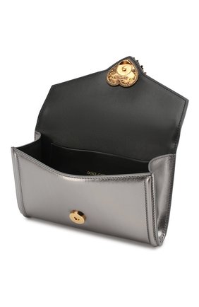 Женская серебряная поясная сумка devotion Dolce & Gabbana, арт. BB6706/A1016 купить в ЦУМ | Фото №4 Поясная сумка Devotion Dolce & Gabbana серебряная | Фото №4