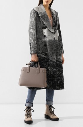 Женская сумка banner BURBERRY бежевая цвета, арт. 8006327 купить в ЦУМ | Фото №2 Сумка Banner Burberry бежевая цвета | Фото №2