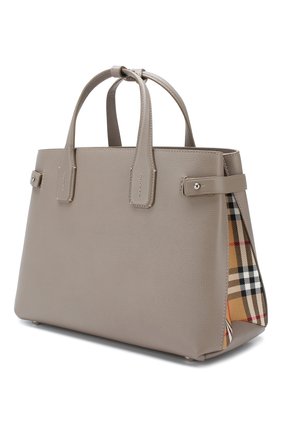 Женская сумка banner BURBERRY бежевая цвета, арт. 8006327 купить в ЦУМ | Фото №3 Сумка Banner Burberry бежевая цвета | Фото №3