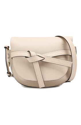 Женская сумка gate small LOEWE бежевая цвета, арт. 321.12.T20 купить в ЦУМ | Фото №5 Сумка Gate small Loewe бежевая цвета | Фото №5