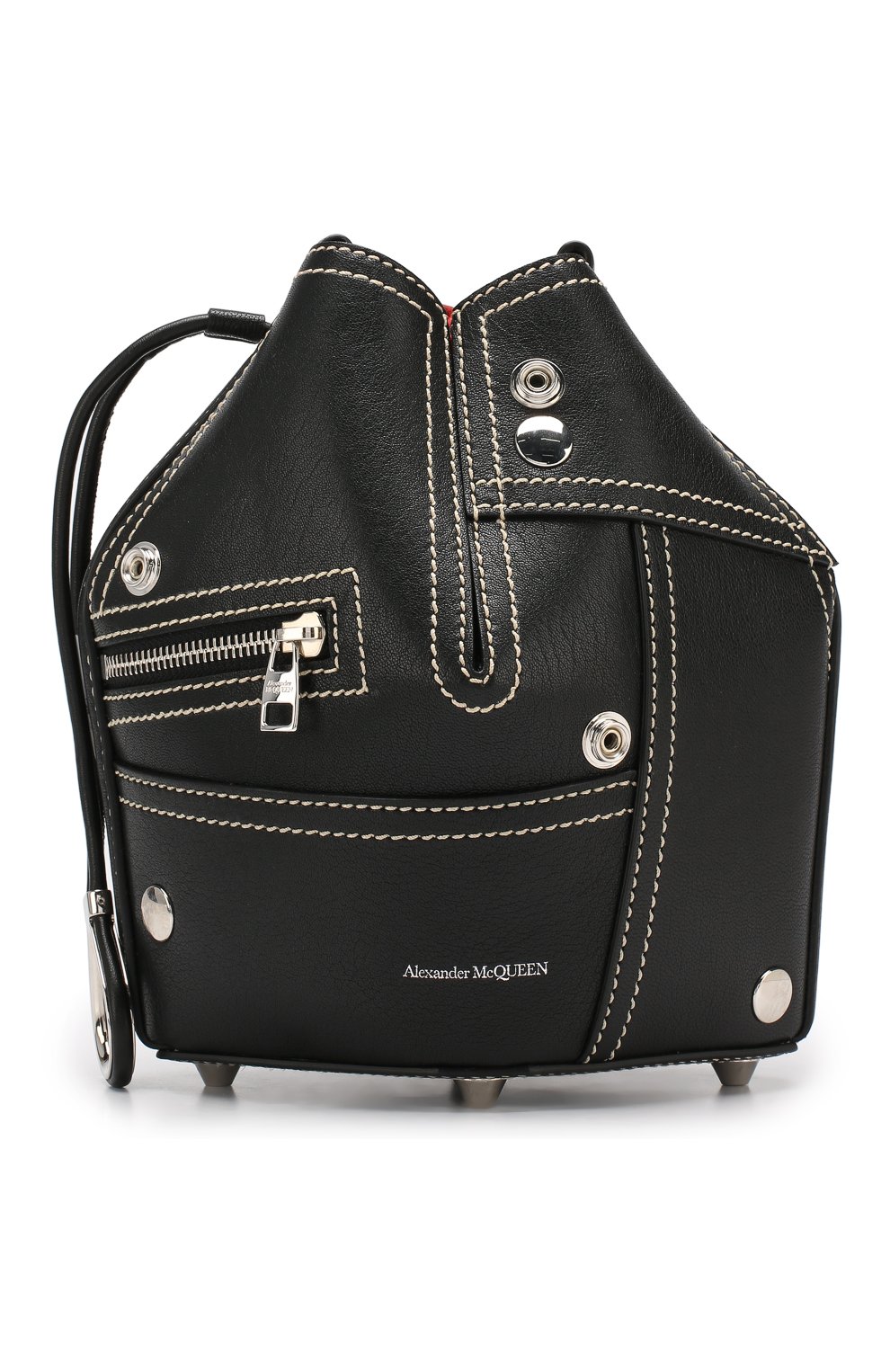 Сумка The Bucket Alexander McQueen черная цвета | Фото №1