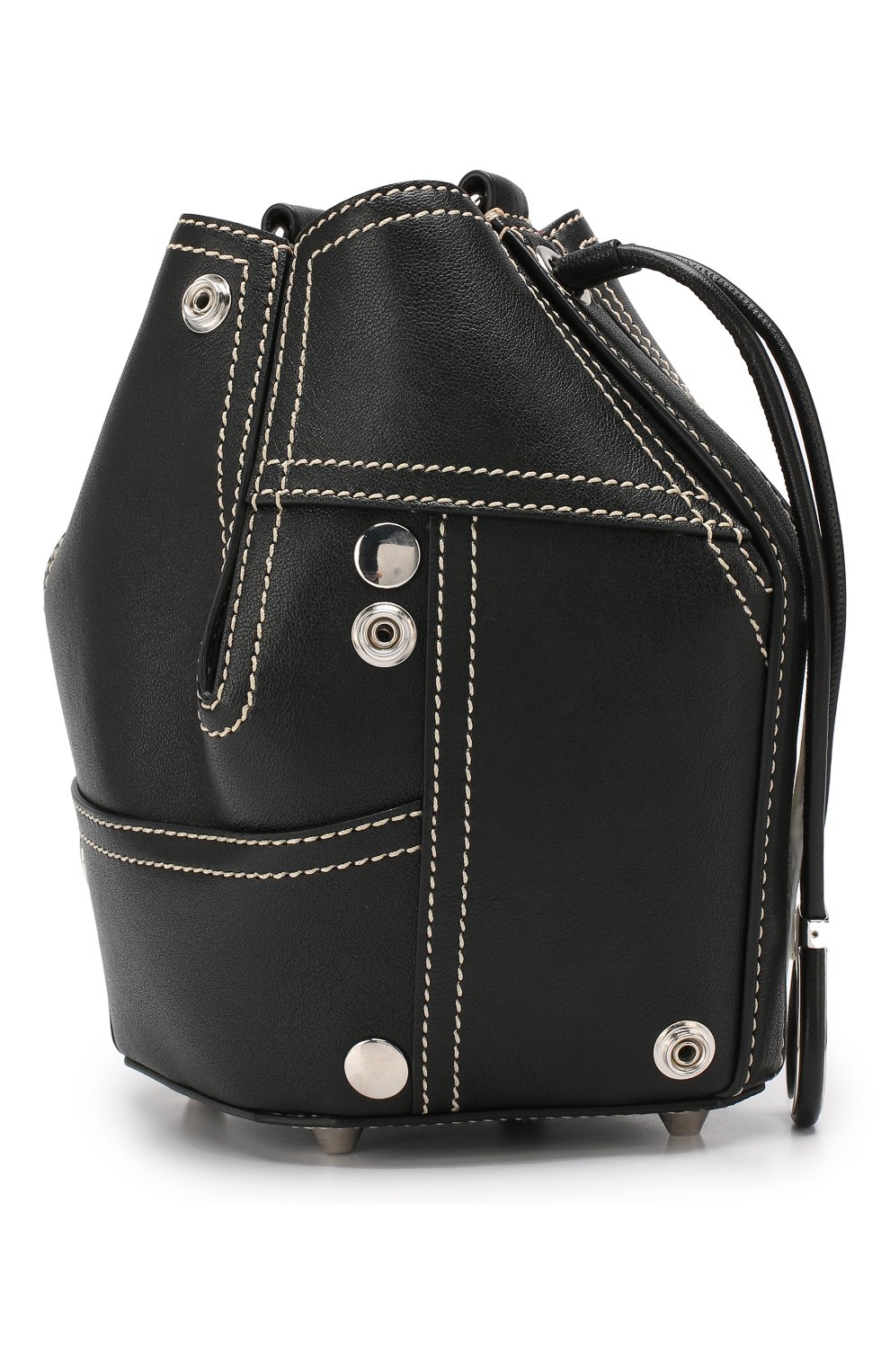 Женская сумка the bucket ALEXANDER MCQUEEN черная цвета, арт. 570567/BRUZI купить в ЦУМ | Фото №3 Сумка The Bucket Alexander McQueen черная цвета | Фото №3