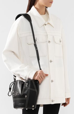 Женская сумка the bucket ALEXANDER MCQUEEN черная цвета, арт. 570567/BRUZI купить в ЦУМ | Фото №5 Сумка The Bucket Alexander McQueen черная цвета | Фото №5