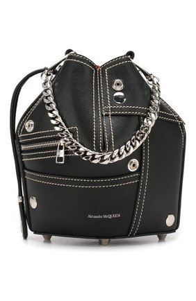 Женская сумка the bucket ALEXANDER MCQUEEN черная цвета, арт. 570567/BRUZI купить в ЦУМ | Фото №7 Сумка The Bucket Alexander McQueen черная цвета | Фото №7