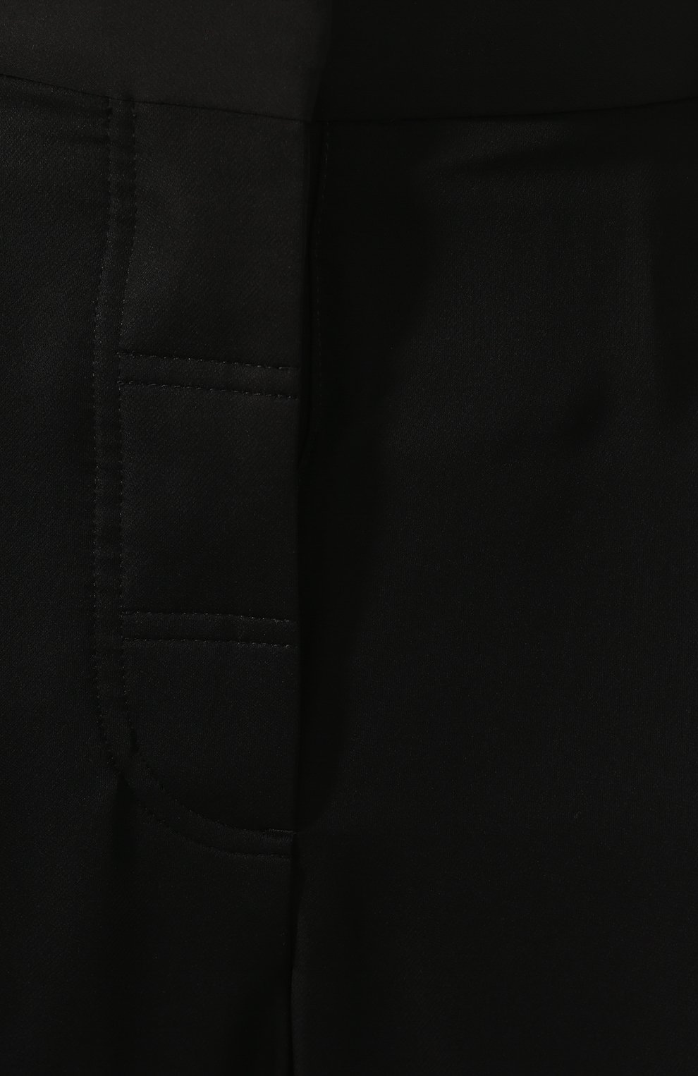 Женские черные брюки из вискозы и шелка Victoria Beckham, арт. TR STR 2710C PSS19 MATT DUCHESS купить в ЦУМ | Фото №5 Брюки из вискозы и шелка Victoria Beckham черные | Фото №5