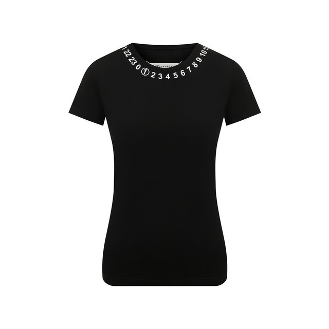 фото Хлопковая футболка maison margiela