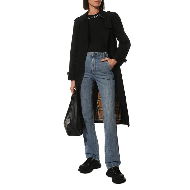 фото Хлопковая футболка maison margiela