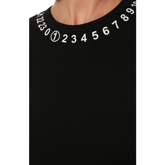 фото Хлопковая футболка maison margiela