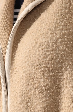 Женская бежевая шерстяное пончо Burberry, арт. 8007231 купить в ЦУМ | Фото №5 Шерстяное пончо Burberry бежевая | Фото №5