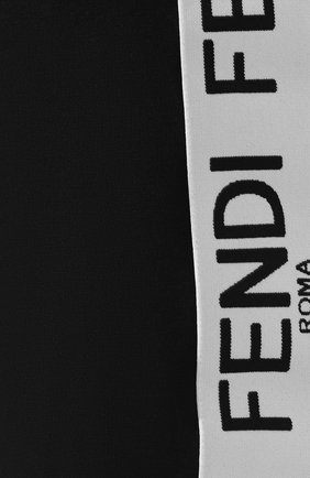 Женские черные хлопковые брюки Fendi, арт. FAB157 A6JD купить в ЦУМ | Фото №5 Хлопковые брюки Fendi черные | Фото №5