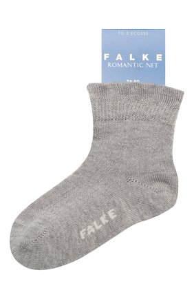 Детские хлопковые носки FALKE светло-серого цвета, арт. 12120 | Фото 1 (Материал: Текстиль, Хлопок; Статус проверки: Проверена категория)