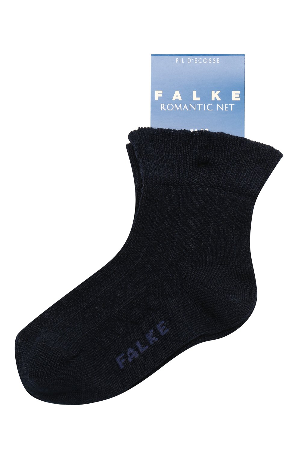 Детские хлопковые носки FALKE темно-синего цвета, арт. 12120 | Фото 1