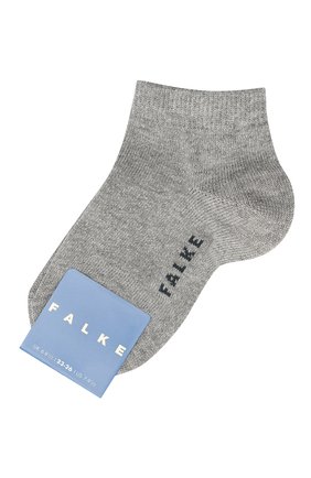 Детские носки FALKE серого цвета, арт. 12154 | Фото 1 (Материал: Хлопок, Текстиль; Статус проверки: Проверена категория, Требуются правки; Кросс-КТ: Носки)