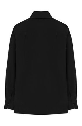 Детская хлопковая рубашка DOLCE & GABBANA черного цвета по цене 10450 руб., арт. L42S77/FJ5FR/2-6 | Фото 2 Детская хлопковая рубашка DOLCE & GABBANA черного цвета, арт. L42S77/FJ5FR/2-6 | Фото 2
